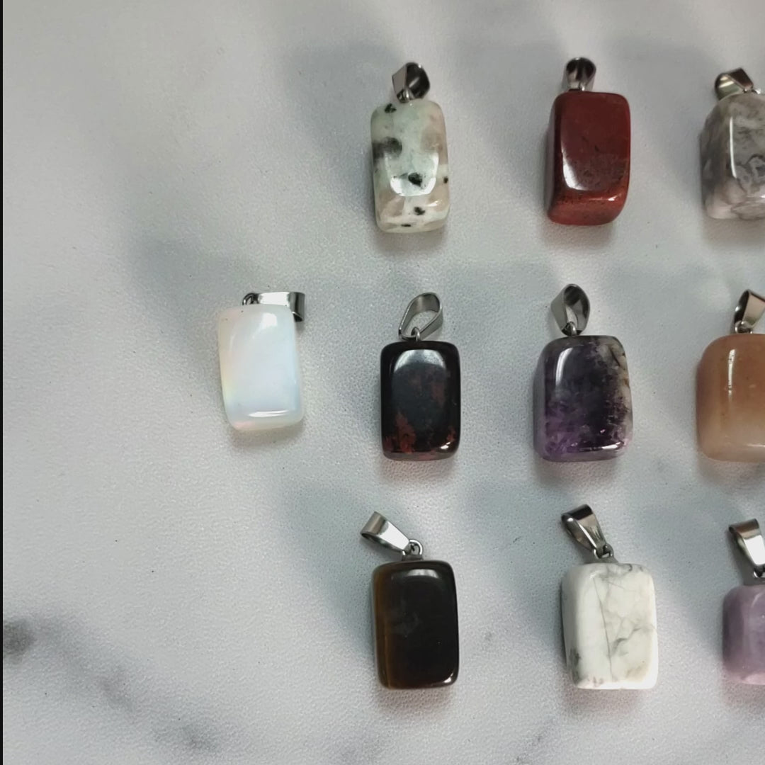 Intuitively Selected Crystal Nugget Gemstone Pendant - Video