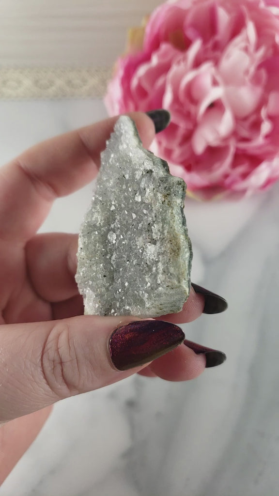 Unique Druzy Quartz Crystal Cluster Natural Gemstone Formation | Lui - 2