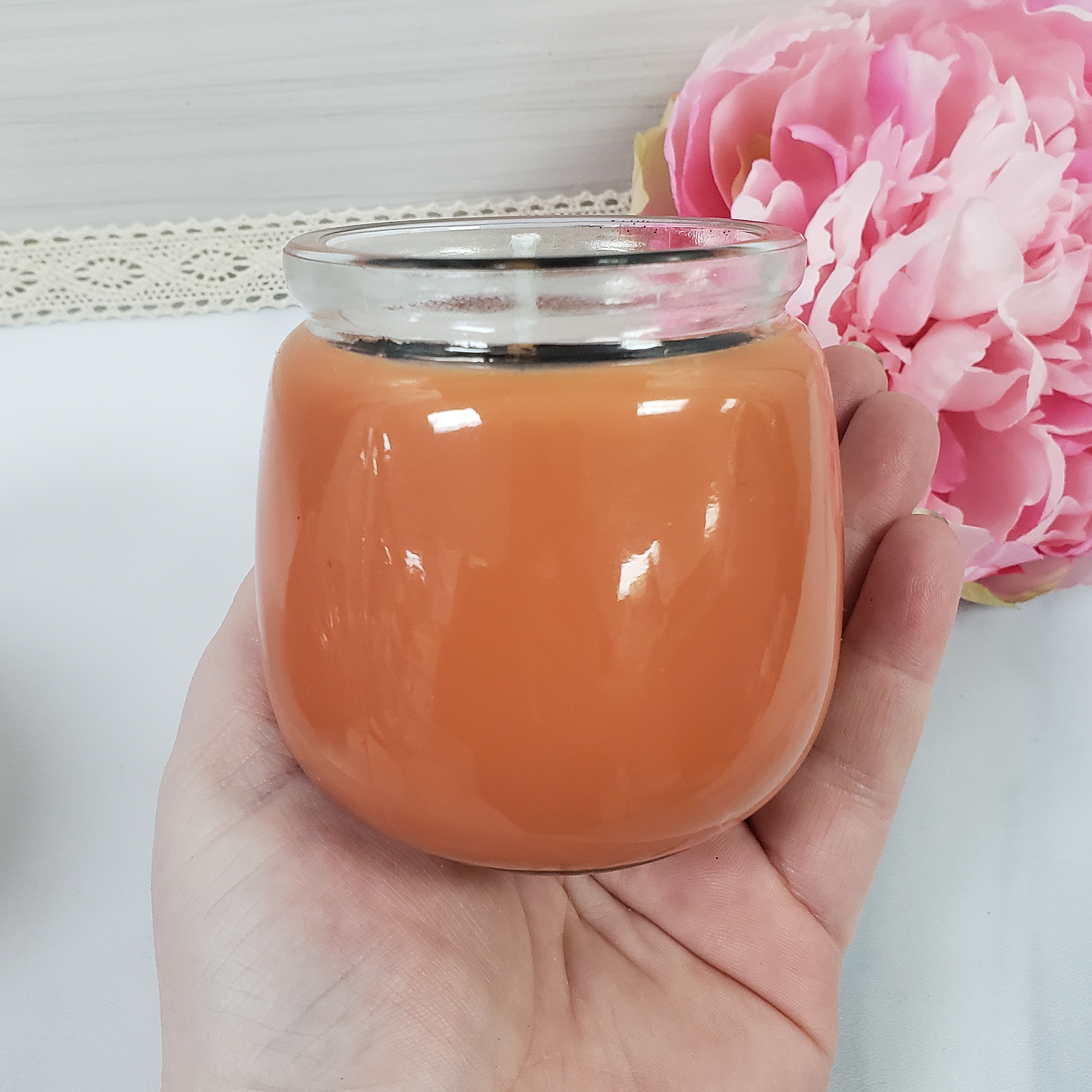 Pumpkin Spice Halloween | 4.5oz Coconut Soy Wax Candle in Glass Jar | Pumpkin Bread Scented - 3