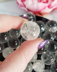 Quartz Crystal Sphere Natural Gemstone Orb Stone Marble | SMALL | Multiple Sizes - 9