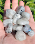 Rainbow Moonstone Crystal Natural Gemstone Tumbled Stone - 1