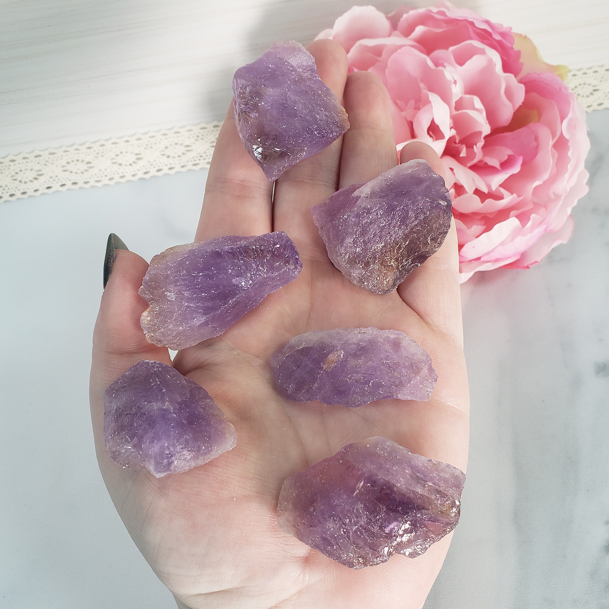 Amethyst Crystal Natural Raw Rough Gemstone Chunk | Small - 3