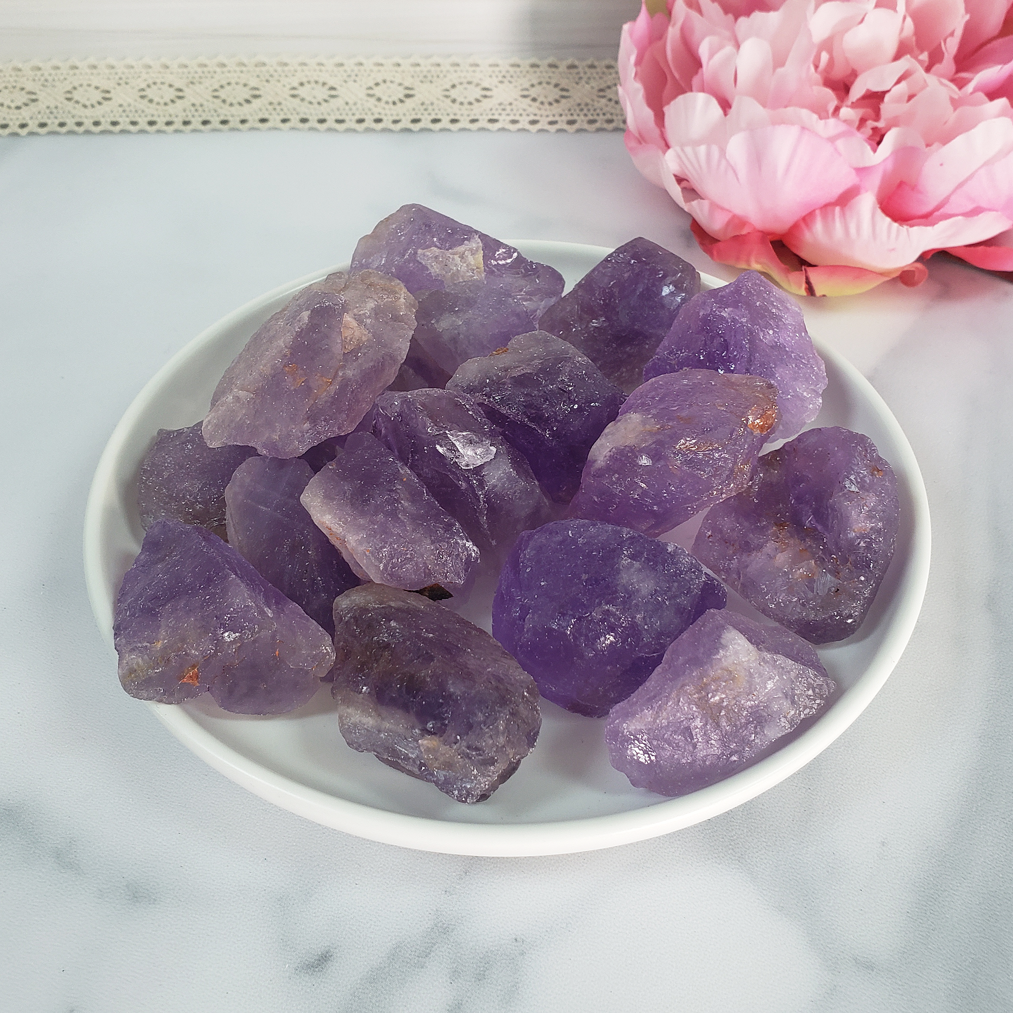 Amethyst Crystal Natural Raw Rough Gemstone Chunk | Small - 4