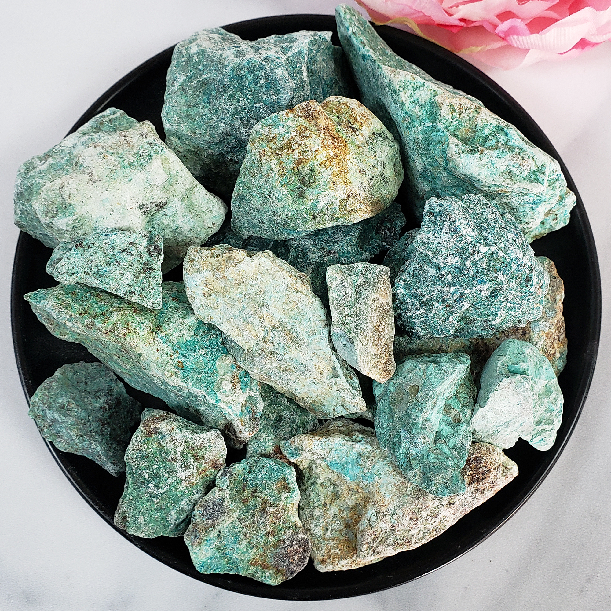 Chrysocolla Stone Natural Raw Rough Gemstone | Multiple Sizes - 6