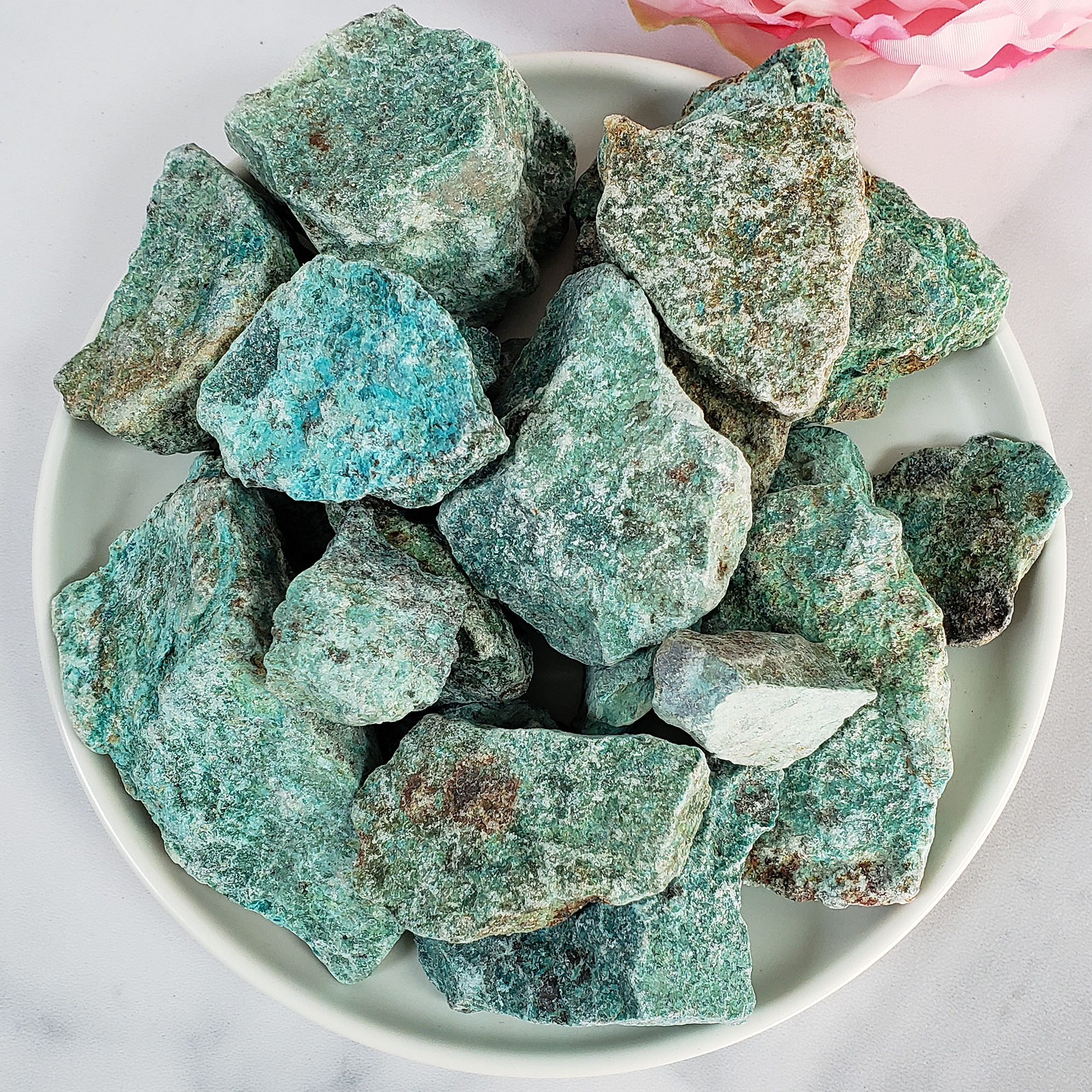 Chrysocolla Stone Natural Raw Rough Gemstone | Multiple Sizes