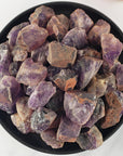 Raw Red Amethyst Crystals Natural Rough Gemstones