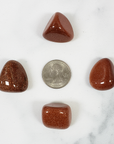 Red Goldstone Crystal Manmade Gemstone Tumbled Stone | One Stone - 4