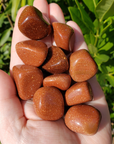 Red Goldstone Crystal Manmade Gemstone Tumbled Stone | One Stone- 5