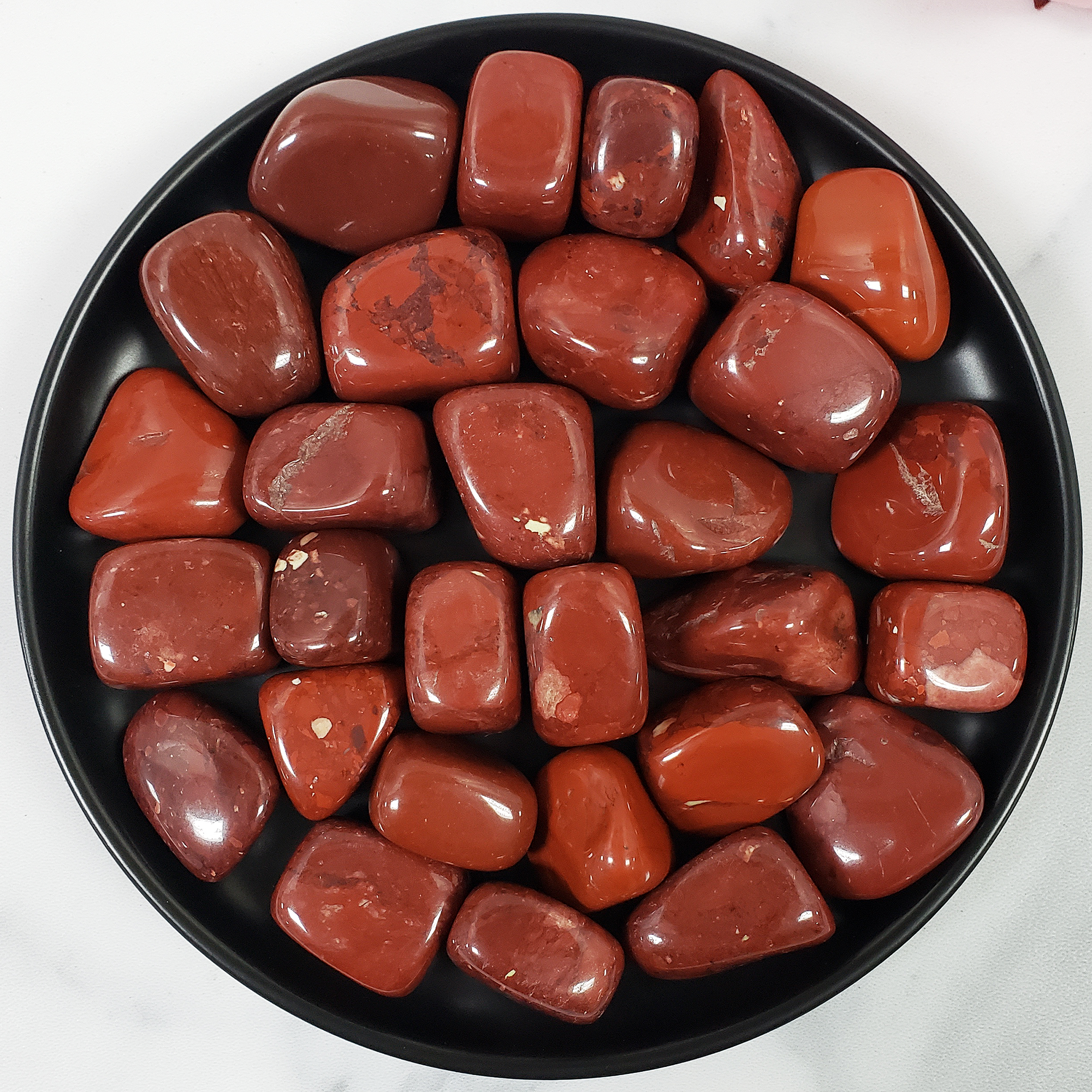 Red Jasper Crystal Natural Gemstone Tumbled Stone | One Stone