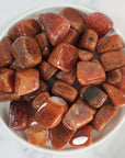 Red Snakeskin Fire Agate Crystal Gemstone Tumbled Stone | One Stone - 1