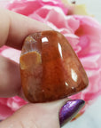 Red Snakeskin Fire Agate Crystal Gemstone Tumbled Stone - 12
