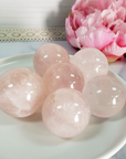 Rose Quartz Crystal Sphere Natural Gemstone Orb | 30 - 35mm - 1