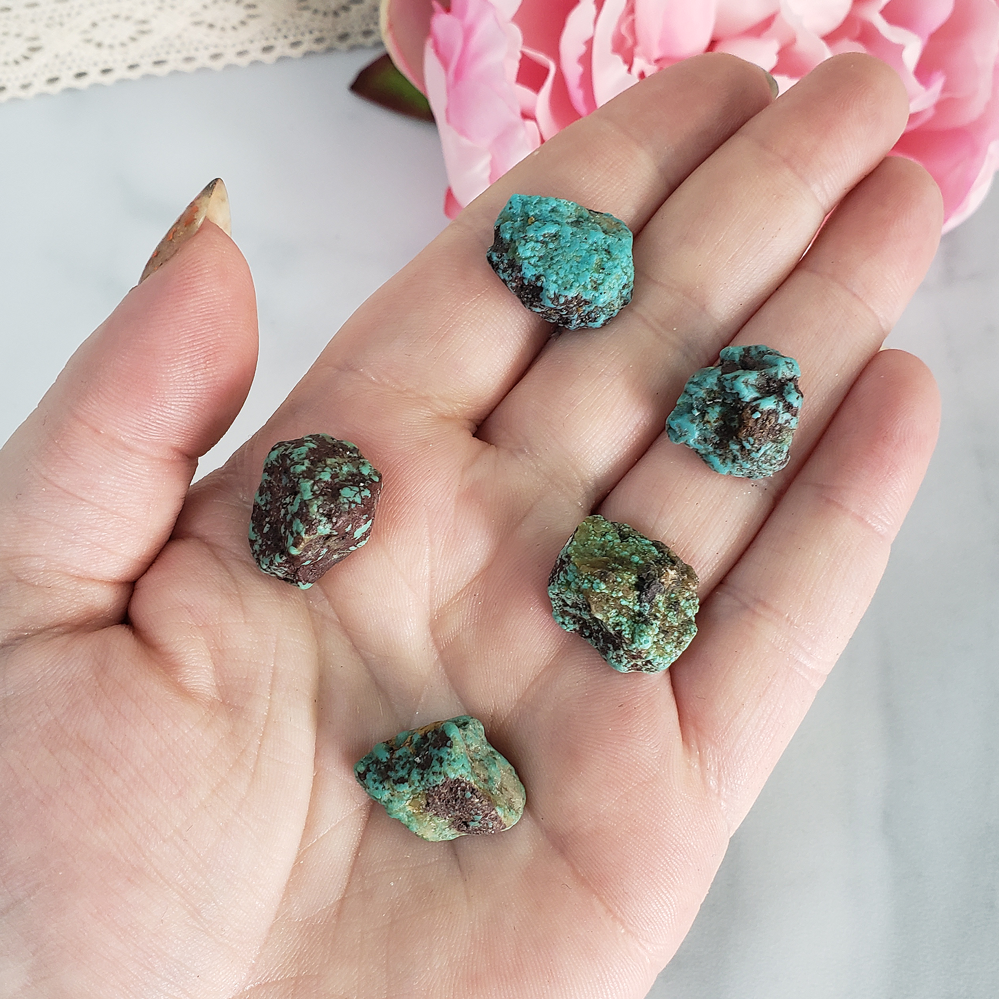 Natural Turquoise Stone Rough Gemstone | MINI - 2