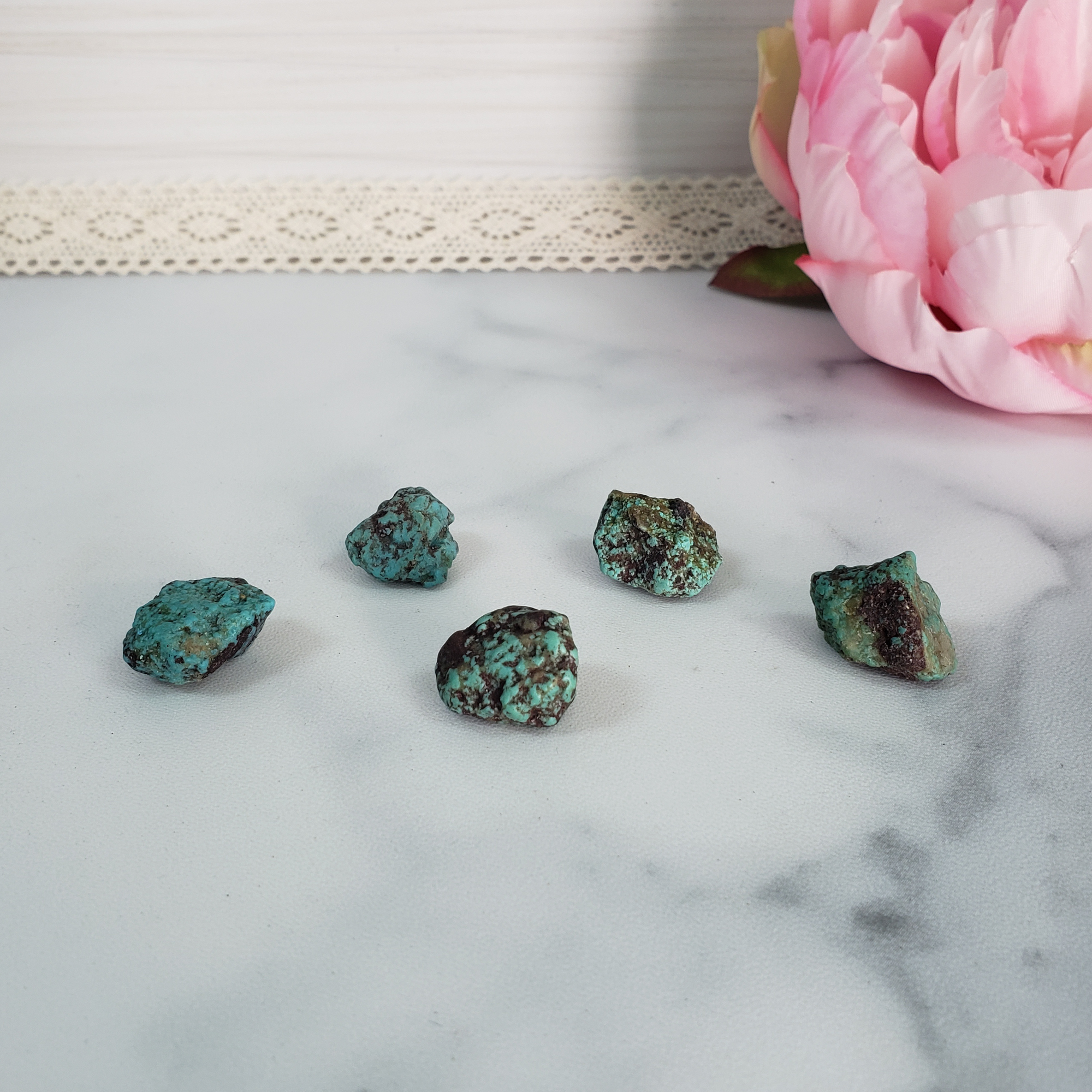 Natural Turquoise Stone Rough Gemstone | MINI - 3