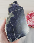 Unique Morado Opal Stone Slab Natural Crystal Slice with Polished Face | Royal  - 3