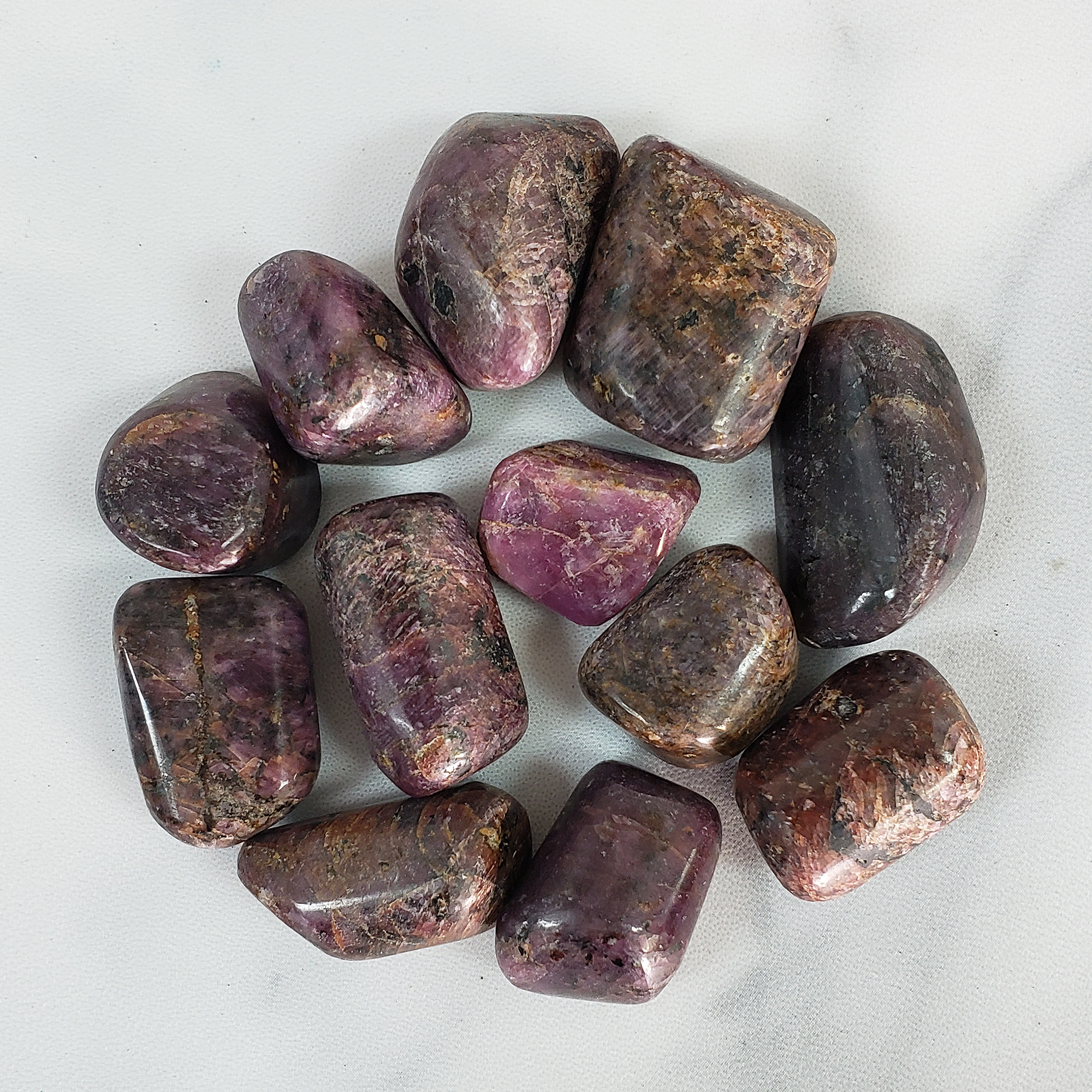 Ruby Stone Corundum Gem Natural Crystal Tumbled Stone | One Stone | Multiple Sizes