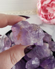 Raw Amethyst Crystal Natural Rough Gemstone Chunk | Small | Natural Amethyst Massive Growth