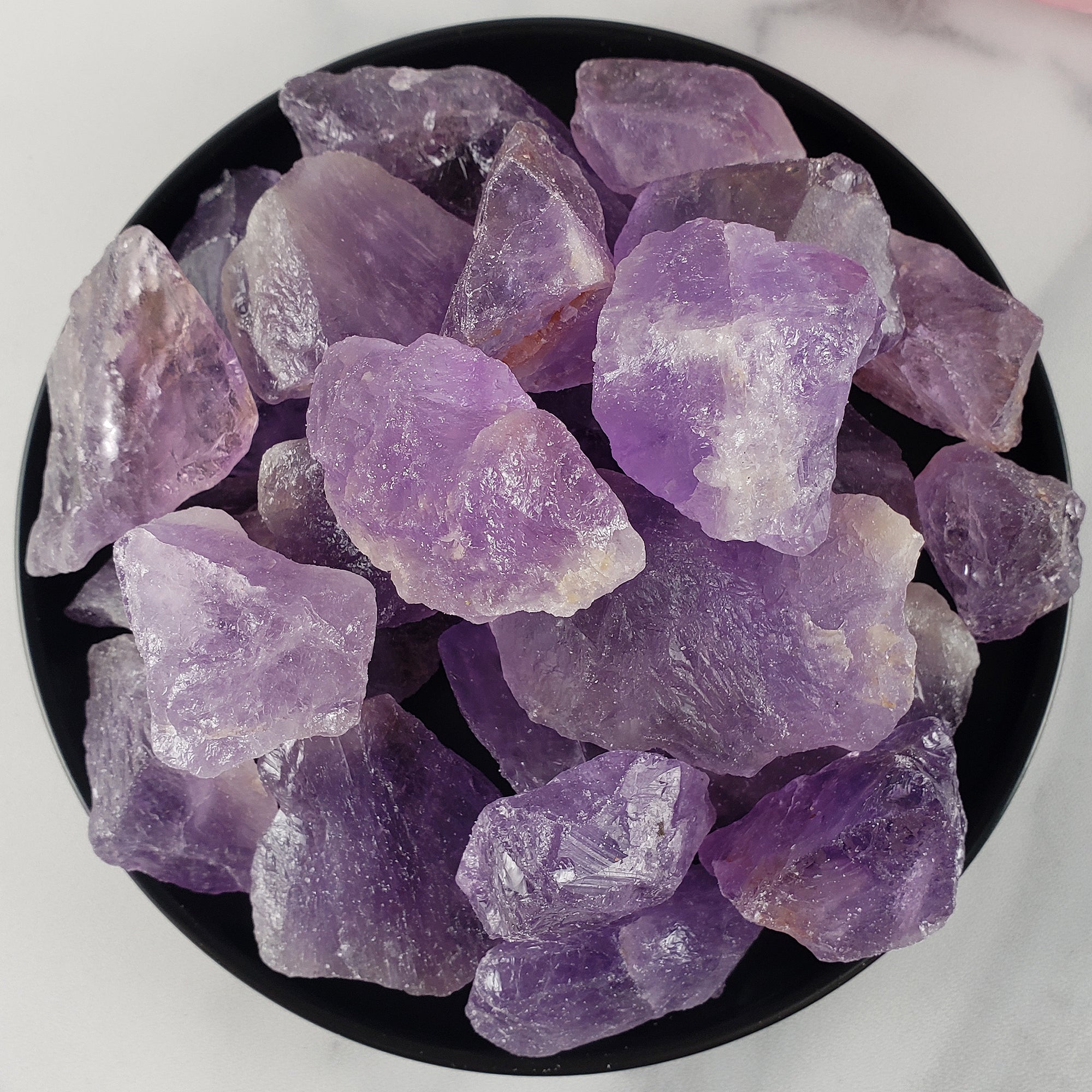 Raw Amethyst Crystal Natural Rough Gemstone Chunk | Small | Third Eye Chakra Stones