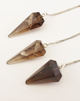 Smoky Quartz Crystal Natural Gemstone Crystal Pendulum | Spiritual Tool - 2