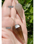 Smoky Quartz Crystal Natural Gemstone Crystal Pendulum | Spiritual Tool - 4