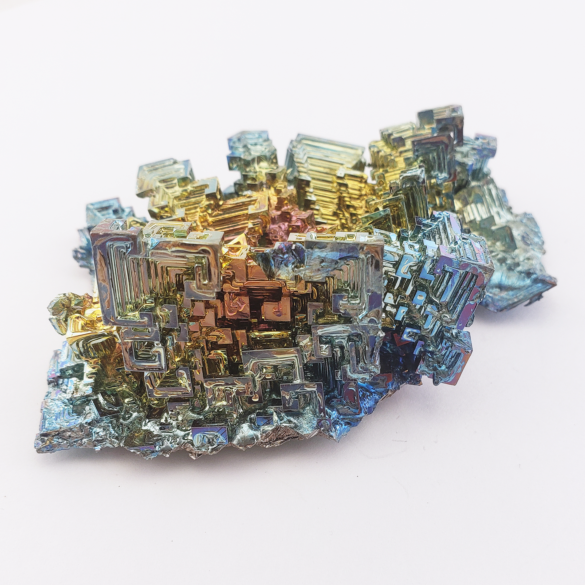 Unique Jumbo Bismuth Crystal Cluster | Tęcza