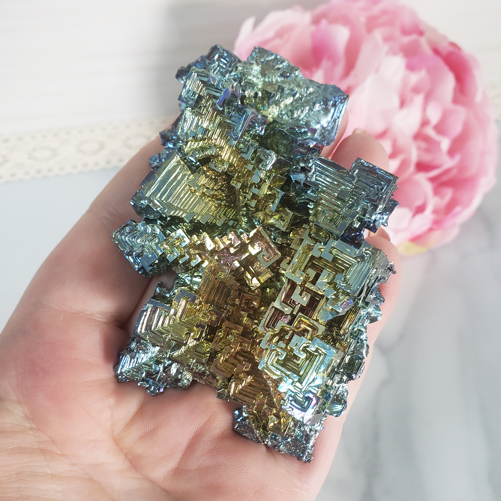 Unique Jumbo Bismuth Crystal Cluster | Tęcza - 3