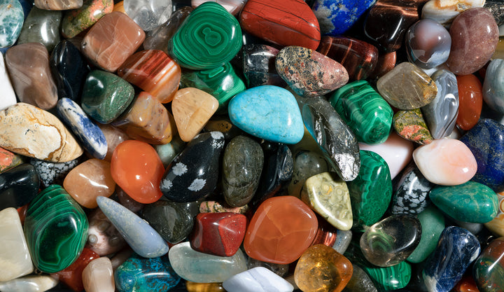 1 Pound Lot of Mixed Rough Raw Gemstones - Perfect for Rock Tumblers –  Crystal Gemstone Shop