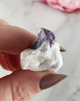 Unique Purple Scapolite Crystal Natural Mineral Formation Rough Gemstone | Understanding - 1
