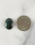 Unique Bloodstone Crystal Oval Gemstone Natural Stone Cabochon | 18mm - 3