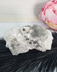 Unique Apophyllite Crystal Cluster with Druzy Quartz Natural Mineral Formation | Geryon