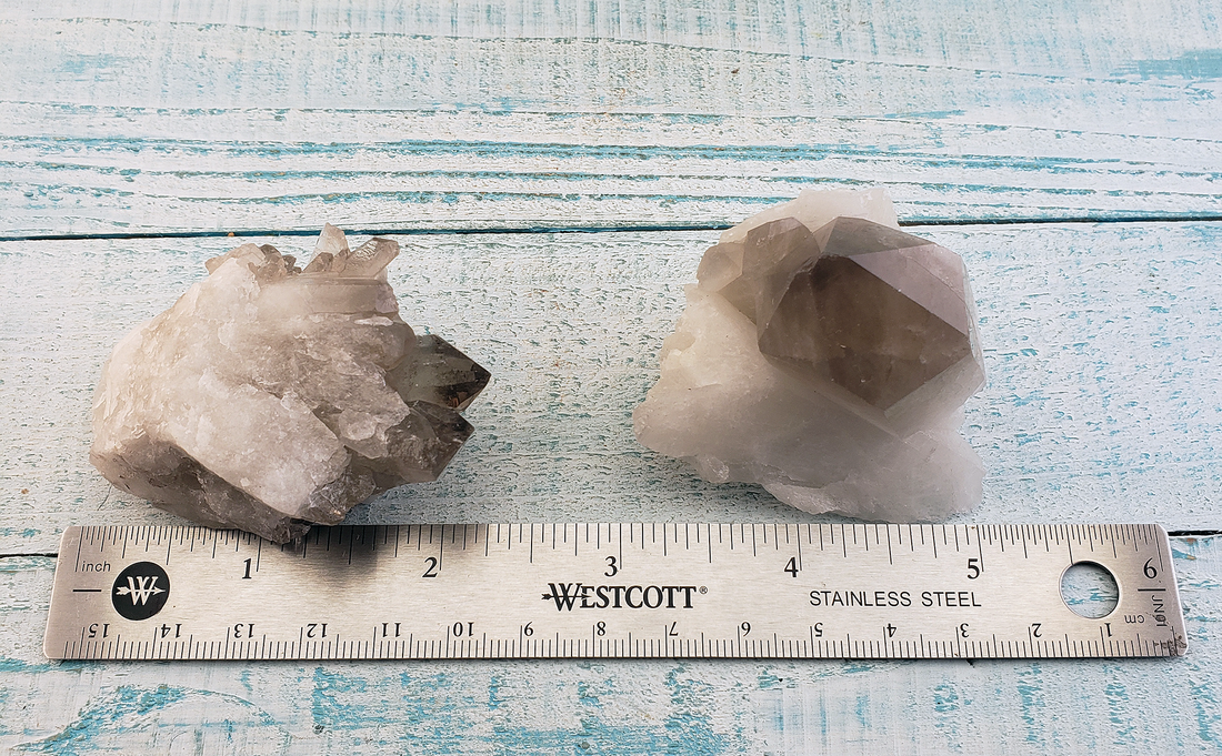Smoky Quartz Natural Crystal Cluster - Medium One Stone - Sizes