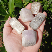 Kunzite Natural Tumbled Gemstone - Jumbo One Stone - Natural Beauty