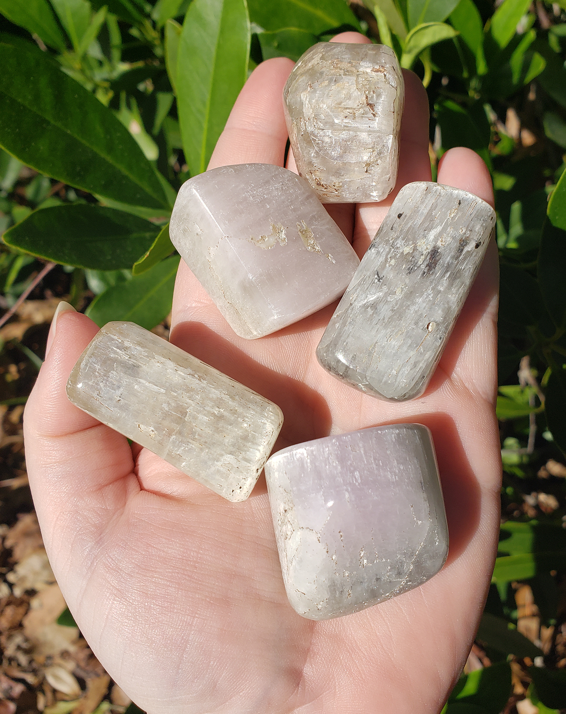 Kunzite Natural Tumbled Gemstone - Jumbo One Stone