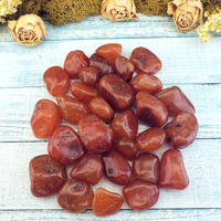 Carnelian Polished Tumbled Gemstone - One Stone or Bulk Wholesale Lots - Group on Board