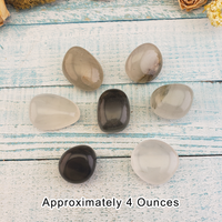 Chlorite Included Quartz Polished Tumbled Gemstone - One Stone - 4 Ounces