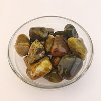 Green Opal Natural Tumbled Gemstone - Freeform One Stone - Stone of Love