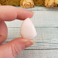 Pink Mangano Calcite Tumbled Gemstone - One Stone or Bulk Wholesale - Close Up 2