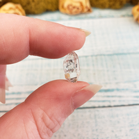 Herkimer Diamond Quartz Natural Crystal - Small One Stone - Close Up