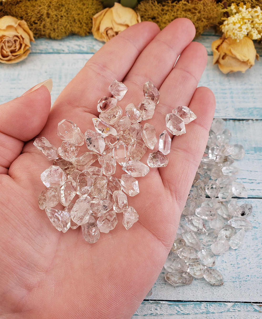 Herkimer Diamond Quartz Natural Crystal - Small One Stone