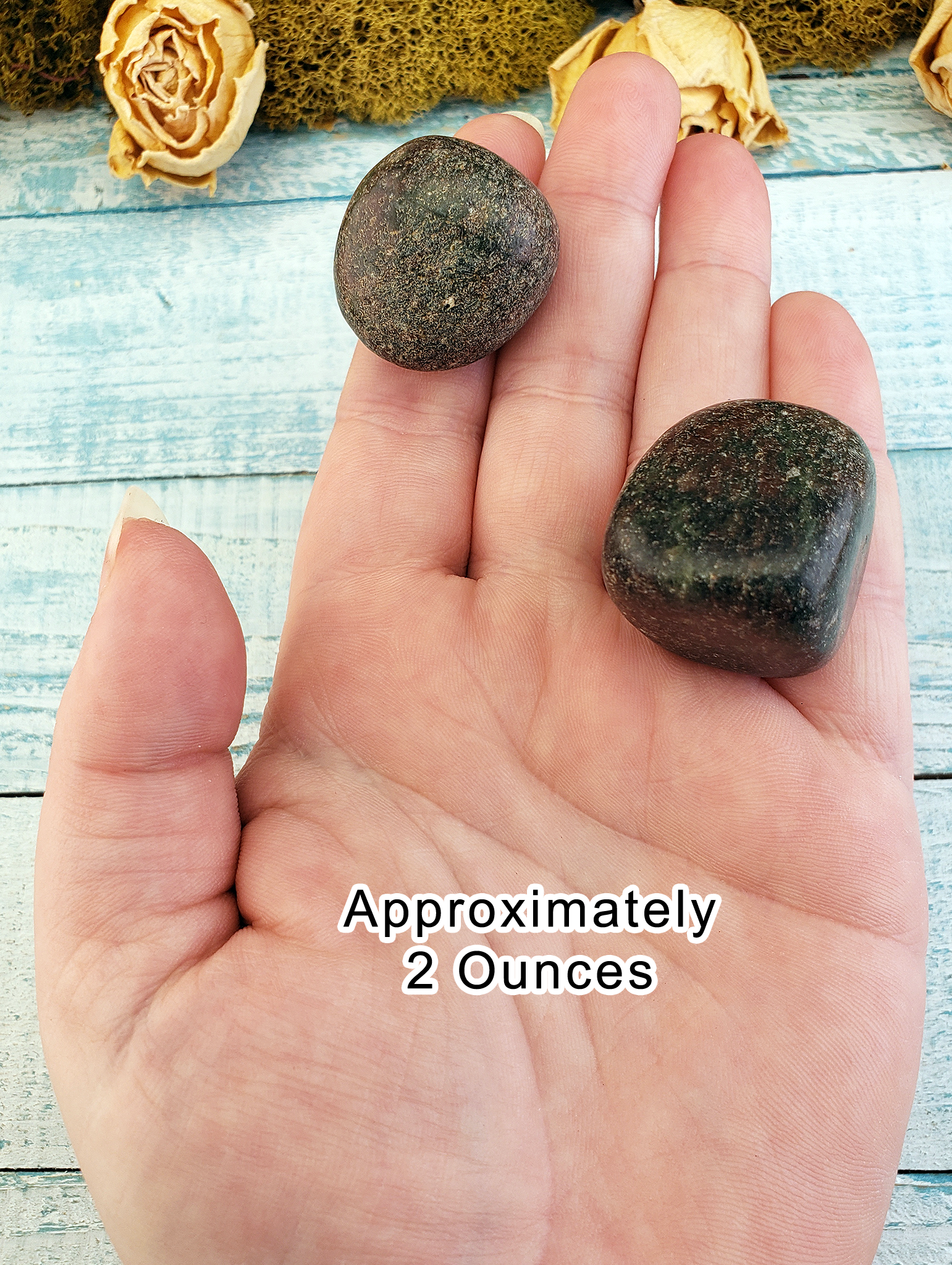 Pyrope Garnet Tumbled Gemstone - One Stone or Bulk Wholesale Lots - 2 Ounces in Hand