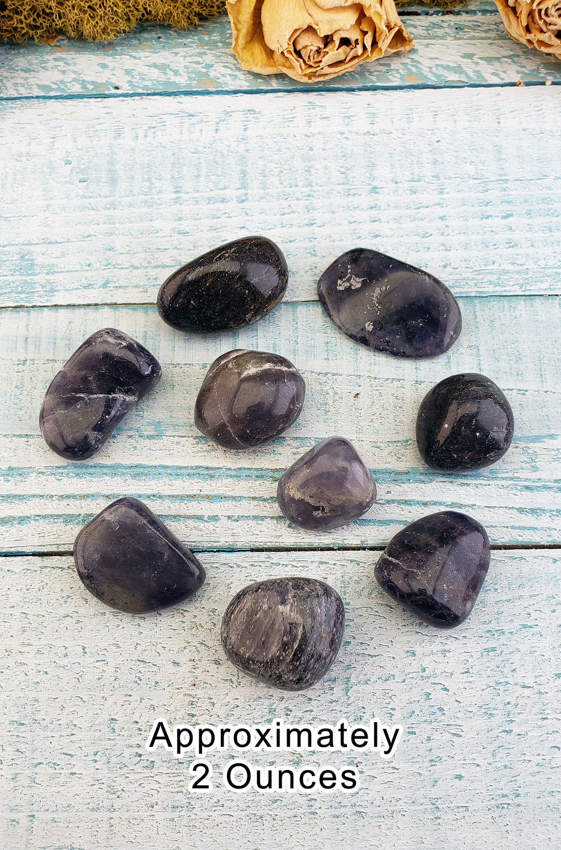 Blue Aventurine Tumbled Gemstone - One Stone or Bulk Wholesale Lots - 2 Ounces