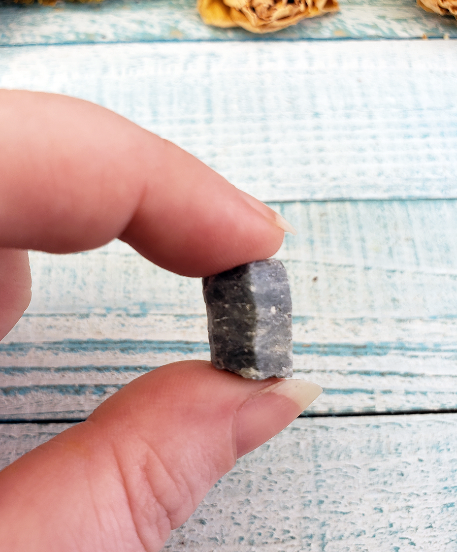Raw Sapphire Natural Gemstone Small - One Stone or Bulk Wholesale Lots - Close Up Single Stone
