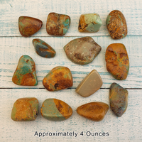 Natural Turquoise Tumbled Gemstone - One Stone or Bulk Wholesale Lot - 4 Ounces