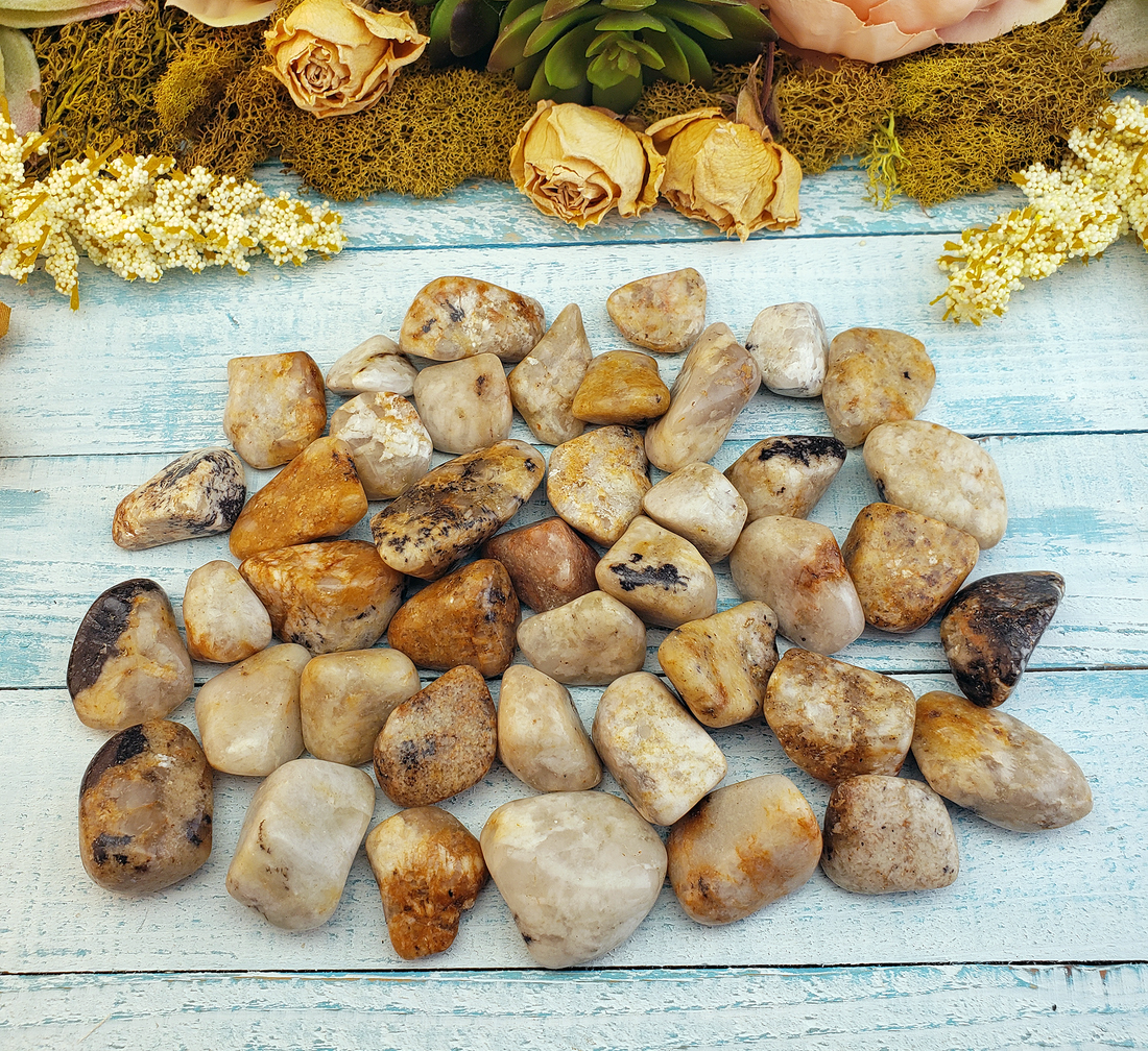 Cassiterite Tumbled Gemstone - One Stone or Bulk Wholesale Lots