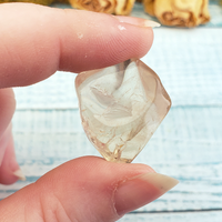 Smoky Quartz Tumbled Gemstone - One Stone or Bulk Wholesale Lots - One Stone Close Up
