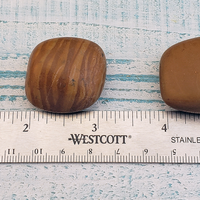 Picture Jasper Tumbled Gemstone - One Stone or Bulk Wholesale - Size Comparison