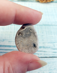 Grey Crazy Lace Agate Tumbled Stone - One Stone or Bulk Wholesale - One Stone Layering