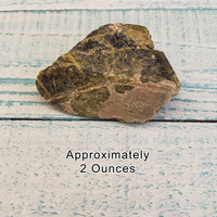 Epidote Pistacite Gemstone Natural Cluster - 2 Ounce Piece