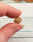 Beta Quartz Rough Natural Gemstone Octahedron - Mini One Stone in Hand