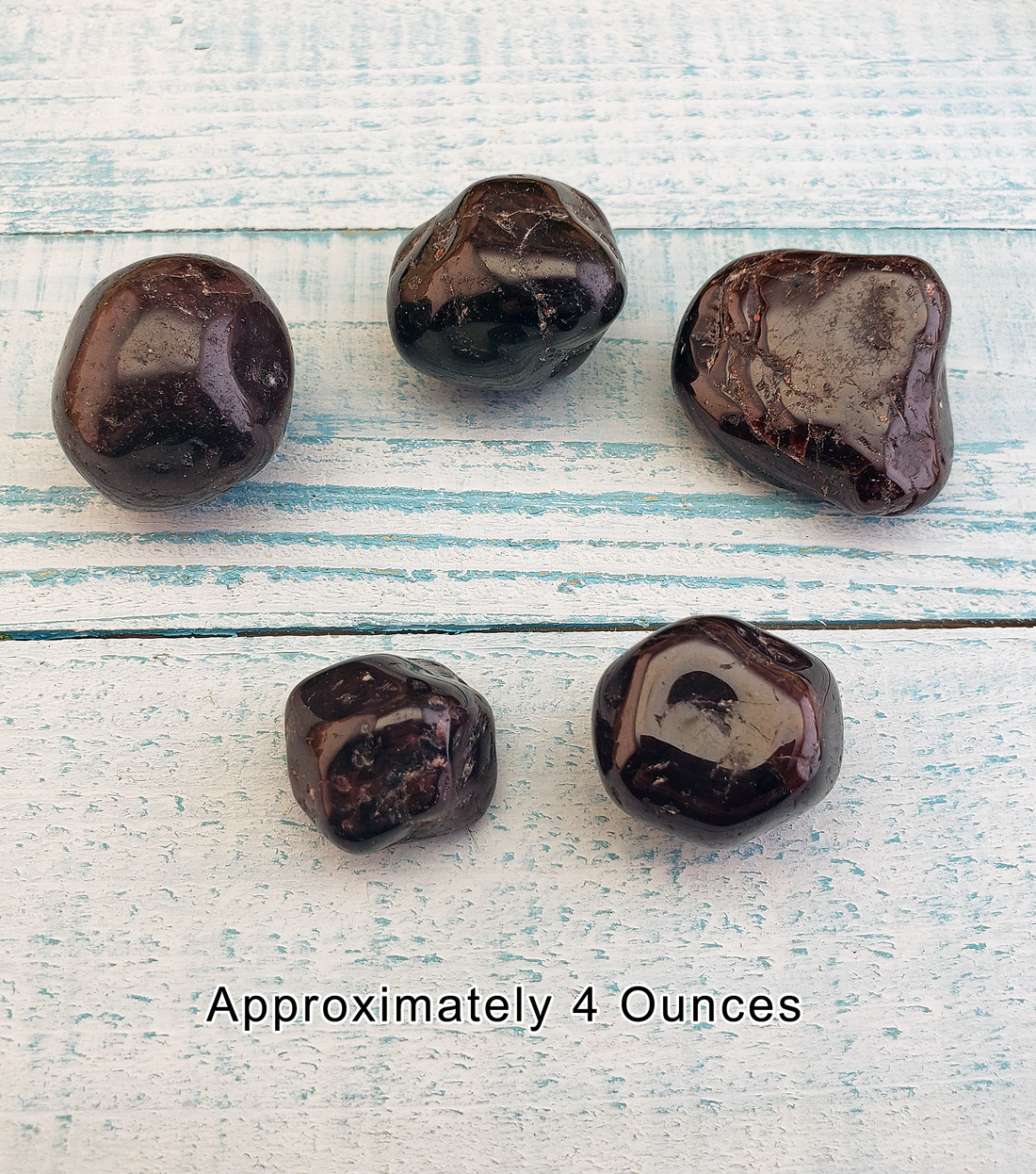Garnet Natural Tumbled Gemstone - 4 Ounces